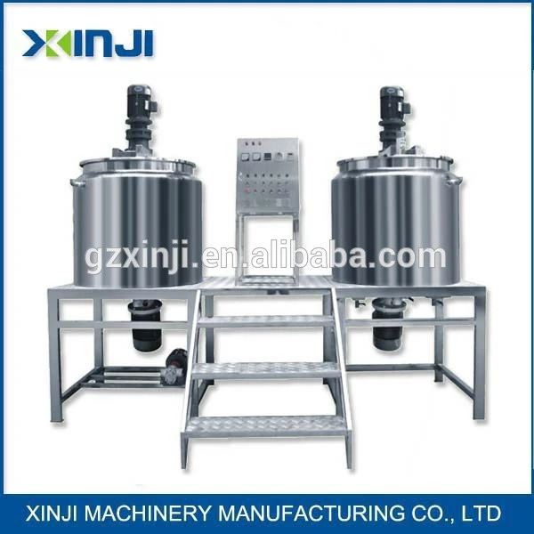 shampoo manufacturing process mixing filling capping labeling machine