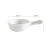 Import Simple Style Round Shape Flavor Dish Creamic Small White Soy Saucer Dish With Handle from China