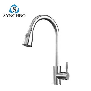 SKL-11027304 Hot sell Stainless Steel 304 tap hot cold water kitchen faucet