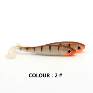 SKNA 70mm 2.1g high quality  soft bait for bass fishing lure