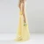 Import sleeveless low back bridesmaids dresses floor length plain yellow sateen bridesmaid dress from China