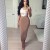 Import Sleeveless Vest Set Skirts Womens Sexy Slim Pencil Mid-Calf Solid Bodycon Nightclub Party Clothing 2 Piece from China