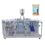 small auto wet pet food dog food cat treats chowder zip pouch filling packing machine sauce paste liquid doypack filling machine