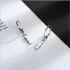 Small design sense high-level earrings simple accessories with new fashion Korean internet star temperament earrings female