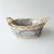 Import small grey willow wicker basket with ear handle and liner from China