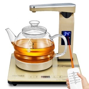 Small Innovative  Home Appliance Electrical On Off Switch Full Automatic Remote Control High-temperature Glass Tea Pot