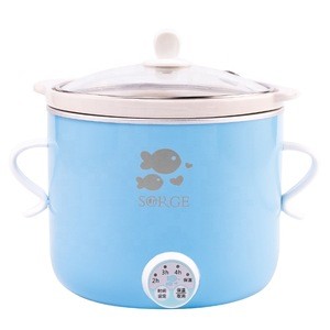 Smart Electric Mini Slow Cooker With Control Panel