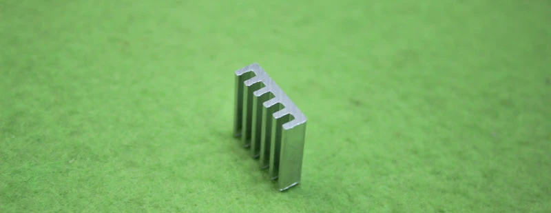 Smart Electronics High quality chip radiator 14*4*14mm pure aluminum heatsink zipper fins heat sink