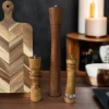 SOPEWOD Eco-Friendly Acacia Wooden Pepper Grinder PC Material Mill with Custom Logo