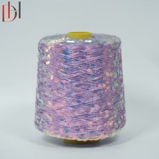 High Quality 100% Polyester Eco-Friendly High-Quality Customized Patterned Fabric Fancy Drop-Shaped Hand-Knitting Yarn