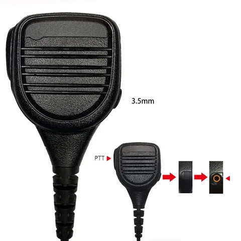 Speaker Mic for Kenwood Radios NX-200 NX-210 NX-300 NX-3200 NX-3300 NX-3400 NX-410 NX-411 NX-5200 NX-5300 Shoulder Microphone