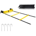 Speed Training Equipment Set High Quality Adjustable Double Agility Ladder