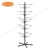 Import Spinning Metal Cap Rack Floor Standing Wire Wrought Iron Hat Display Stand for Retail Store from China