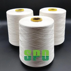 SPO 100% pure Mulberry spun silk yarn and cotton blended yarn for cotton silk fabric