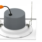 Square trim LED Recessed Mounted Down light Retrofit kit 10W