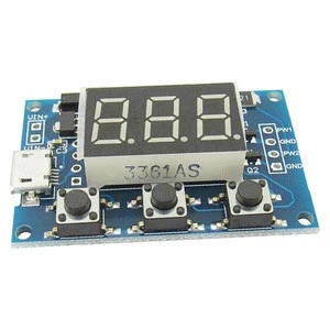 Square Wave Signal Generator PWM Pulse Frequency Duty Cycle Adjustable Module LCD Display PW 2 Way Rectangular