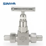 SS316 Swagelok Type PTFE Copper Gasket Seal Sdmall Hydraulic Needle Flow Control Valve Instrumentation BW Straight Needle Valve