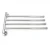 Import Stainless Steel Bathroom Towel Rod, Movable Towel Bar With Double Four Rotating Poles from China