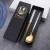Import Stainless steel cutlery set household western tableware set ins plate steak cutlery set of three gifts from China