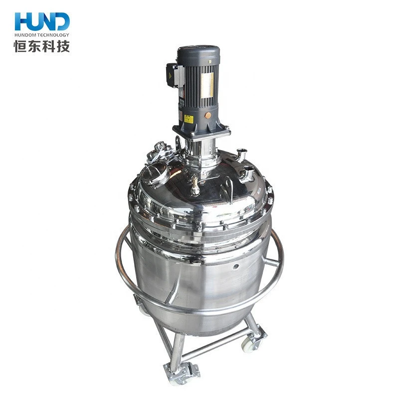 Stainless steel high pressure stirred chemical reactor