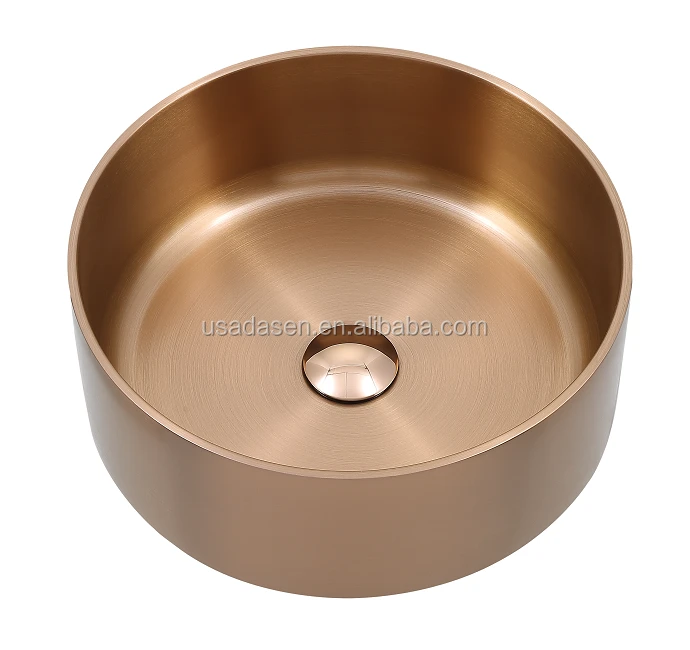 Stainless steel round washing hand basins sink
