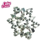 Stainless steel Snowflake custom cookie cutter in cookie tool