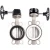Import Stainless steel wafer type worm gear butterfly valve from China
