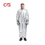 Standard size aluminized fire safety clothing manufacturer