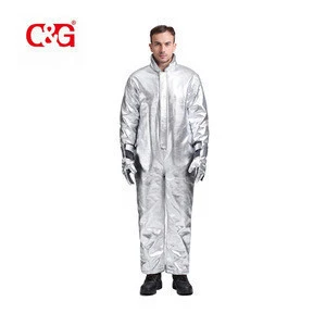 Standard size aluminized fire safety clothing manufacturer