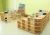 Import STEAM Early Learning Teaching Resources Wooden Educational Toys for Toddlers Montessori Mathematics 9 Pcs Wooden Thousand Cubes from China