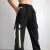 Import Street Wear Drawstring Palazo Pants Women With Buckle Up Reflective Stripe Tape from China