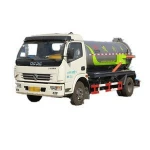 Suction Sewage Truck 4x2 with vacuum pump for sucking waste