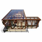 summer glass house garden sunroom conservatory victorian out door room verandas aluminium glass room