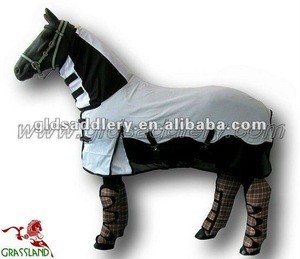 Summer Washable Mesh horse combo Fly rugs/sheets and blankets