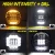 Import Super Bright DRL high low beam Halo Angel Eye 12V 24V Round Auto Daymaker Round 7 Inch Led Headlight for 4x4 offroad from China