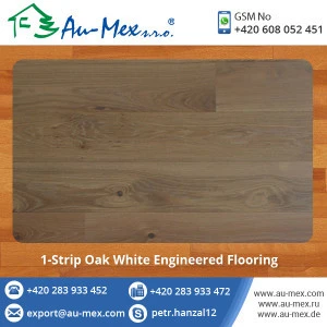 Superior Quality Factory Direct Sale Strong Built Oak 1-Strip Engineered Wood Flooring