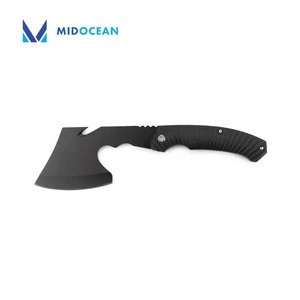 Survival Hatchet: Hand Held Camping Axe with Full Tang & Sheath