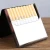 Import Tasteful Gentleman 10pcs Cigarettes Holder Tobacco Boxes Stainless Steel PU Leather Custom Cigarette Case from China