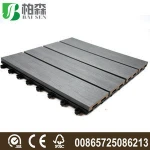 Technics and Engineered Flooring Type No expansion co-extrusion wpc interlocking decking tiles