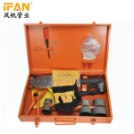 Temperature Adjustable 800W-2600W 20-63mm electronic ppr welding machine plastic PPR PE welder set with replace head