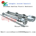 the best venting screw barrel for recycled plastic pelletizing/exhausting screw barrel/plastic & rubber machinery parts