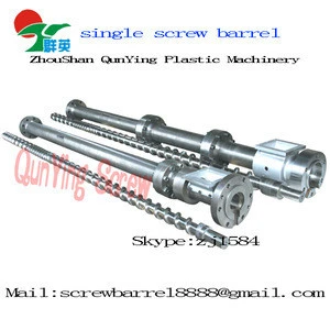 the best venting screw barrel for recycled plastic pelletizing/exhausting screw barrel/plastic &amp; rubber machinery parts