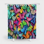 The newest bath privacy shower curtain animal 84inch bathroom pvc
