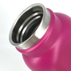 Thermos stainless steel flat water bottle