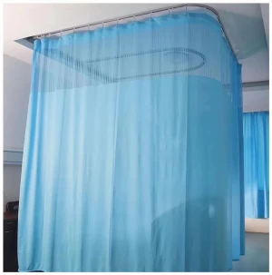 Thickened Flame Retardant Waterproof Hospital Medical Bed Curtains