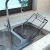 Three floors Over Sink Roll Up Dish Drying Kitchen Drain Display Sink Rack