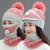 Import Three-piece Suit Supply Warm Knitted Flat Brim Hats Women Winter Hats And Scarfs  Winter Hats from China