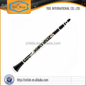 Tide Music intermediate hard rubber body clarinet with silver plated keys