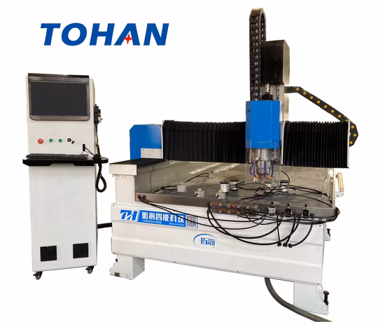 Tohan Glass CNC Automatic Processing Edging Beveling Cutting Table Polishing Grinding Edge Milling Drilling Equipment Machine Machinery Price Center