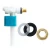 Import Toilet Cistern Tank Fittings - Complete Set - Fill Valve and Push Button Siphon from China